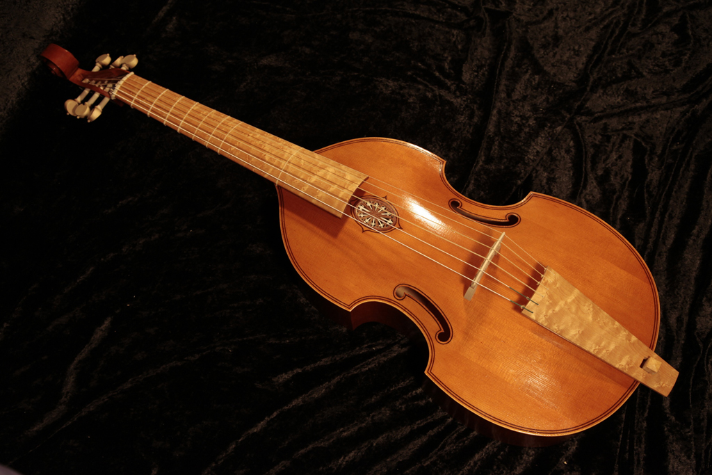 6 string bass viol  after Henry Jaye 1649